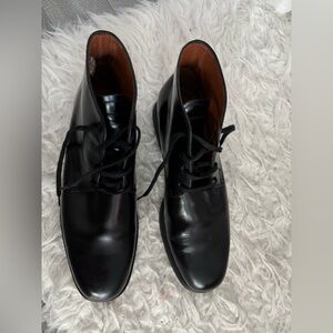 Tod's Lug Sole Lace-Up Ankle Boot Black 9